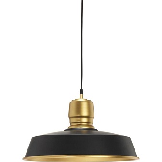 Lampa Paddington 46cm czarny/mosiądz mat vintage